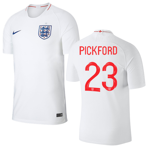 England #23 Pickford Home Thai Version Soccer Country Jersey